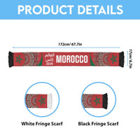 Morocco Yalla Vamos 2026 Soccer Scarf Zellige Mosaic Edition