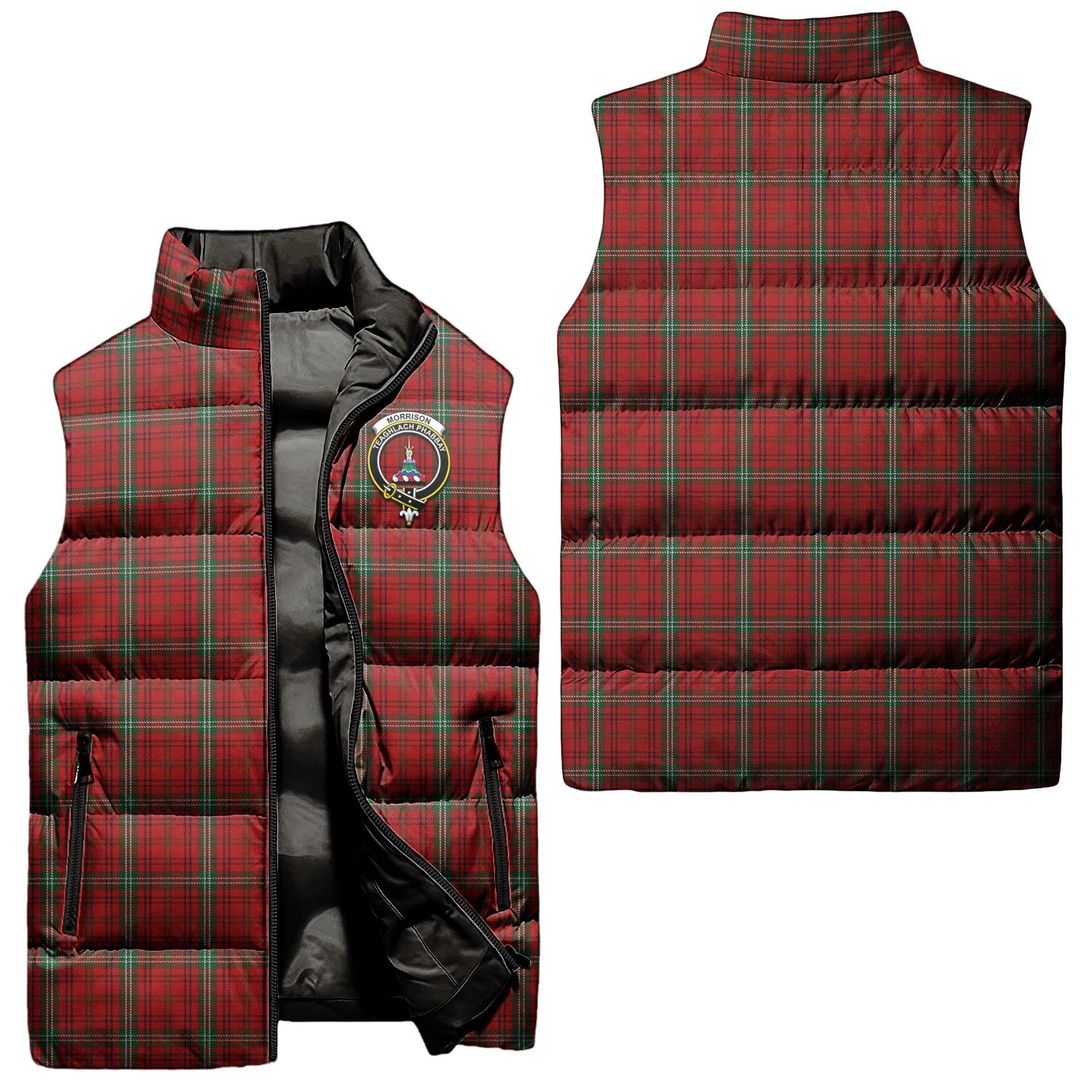 morrison-ancient-clan-puffer-vest-family-crest-plaid-sleeveless-down-jacket