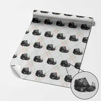 Mother Road Adventure Graphic Wrapping Paper Roll Vintage Route Highway 66 Bridge