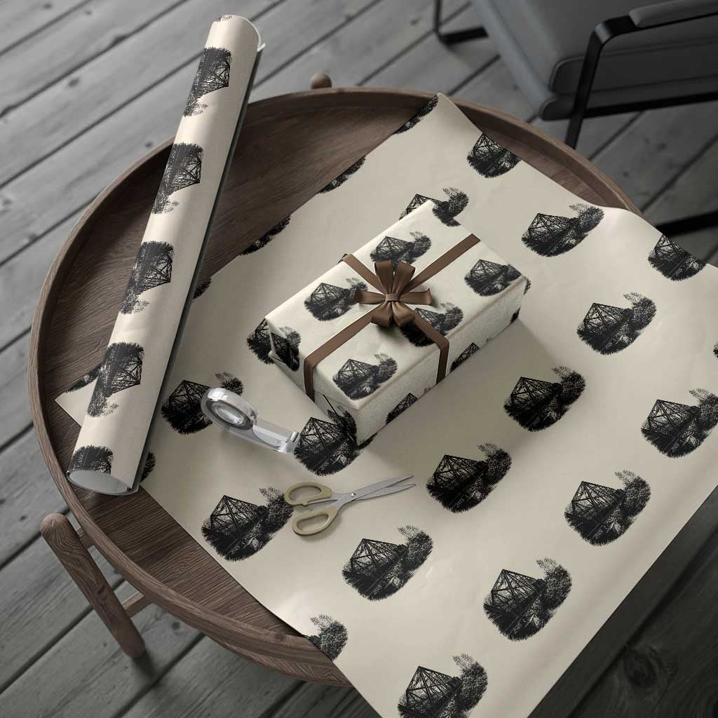 Mother Road Adventure Graphic Wrapping Paper Roll Vintage Route Highway 66 Bridge