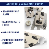 Mother Road Adventure Graphic Wrapping Paper Roll Vintage Route Highway 66 Bridge