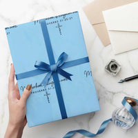 Motherhood Is Kingdom Work Wrapping Paper Roll Christian Mom Floral Mama Mothers Day