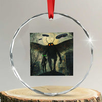 Mothman Aliens Crystal Glass Ornament Funny Cryptid Alien UFO TS10
