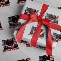 Mothman Americas Wingman Wrapping Paper Roll Funny Patriotic Cryptid