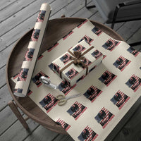 Mothman Americas Wingman Wrapping Paper Roll Funny Patriotic Cryptid