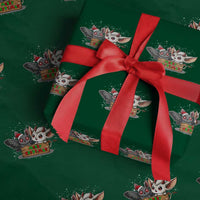 Mothman And Jersey Devil Wrapping Paper Roll Merry Cryptmas Funny Holiday Gift - Wonder Print Shop