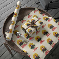 Mothman Christmas Wrapping Paper Roll Funny Merry Mothmas Cryptid Xmas Santa