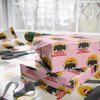 Mothman Christmas Wrapping Paper Roll Funny Merry Mothmas Cryptid Xmas Santa