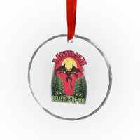 Mothman Crystal Glass Ornament Believes In You Cryptid Cryptozoology TS02