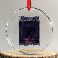Mothman Crystal Glass Ornament Black Bridge Folk Horror Cryptid Fan