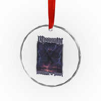 Mothman Crystal Glass Ornament Black Bridge Folk Horror Cryptid Fan