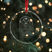 Mothman Crystal Glass Ornament Cryptid Paranormal Occult Horror Gothic Monster TS10