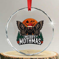 Mothman Crystal Glass Ornament Holiday Humor Merry Mothmas Cryptid Gift TS12