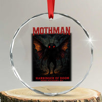 Mothman Crystal Glass Ornament Horror Harbinger of Doom Urban Myth Cryptid Creature TS10
