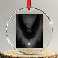 Mothman Crystal Glass Ornament Horror Poster Halloween Cryptid Lover TS10