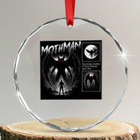 Mothman Crystal Glass Ornament Retro Horror Manga Urban Myth Cryptid Creature TS10