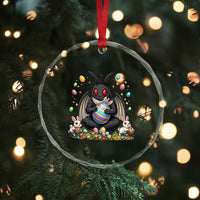 Mothman Easter Bunny Crystal Glass Ornament Funny West Virginia Cryptid Lover Gift