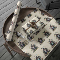 Mothman Easter Bunny Wrapping Paper Roll Funny West Virginia Cryptid Lover Gift