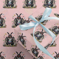 Mothman Easter Bunny Wrapping Paper Roll Funny West Virginia Cryptid Lover Gift