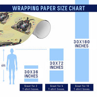Mothman Easter Bunny Wrapping Paper Roll Funny West Virginia Cryptid Lover Gift