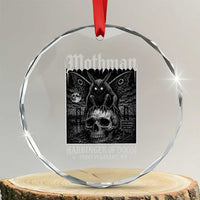 Mothman Harbinger of Doom Point Pleasant WV Crystal Glass Ornament Gothic Horror Cryptid Creature