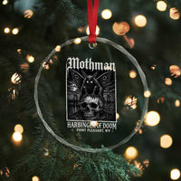 Mothman Harbinger of Doom Point Pleasant WV Crystal Glass Ornament Gothic Horror Cryptid Creature