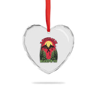 Mothman Heart Crystal Glass Ornament Believes In You Cryptid Cryptozoology - Wonder Print Shop