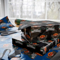 Mothman Wrapping Paper Roll Holiday Humor Merry Mothmas Cryptid Gift - Wonder Print Shop
