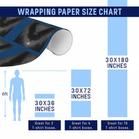 Mothman Wrapping Paper Roll Horror Poster Halloween Cryptid Lover - Wonder Print Shop