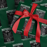 Mothman Wrapping Paper Roll Horror Poster Halloween Harbinger of Doom Cryptid Creature - Wonder Print Shop