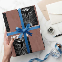 Mothman Wrapping Paper Roll Horror Poster Halloween Harbinger of Doom Cryptid Creature - Wonder Print Shop