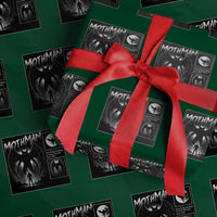 Mothman Wrapping Paper Roll Retro Horror Manga Urban Myth Cryptid Creature - Wonder Print Shop