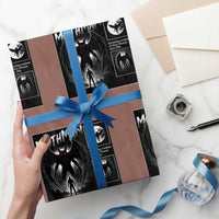 Mothman Wrapping Paper Roll Retro Horror Manga Urban Myth Cryptid Creature - Wonder Print Shop