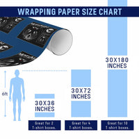 Mothman Wrapping Paper Roll Retro Horror Manga Urban Myth Cryptid Creature - Wonder Print Shop