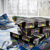 Motivational Test Day Glow Wrapping Paper Roll Today You Will Glow When You Show What You Know