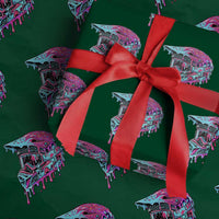 Motocross Helmet Drip Ice Cream Melt Graphic Dirt Bike Racing Wrapping Paper Roll