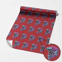 Motocross Helmet Drip Ice Cream Melt Graphic Dirt Bike Racing Wrapping Paper Roll