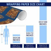 Mozzarella Sticks Wrapping Paper Roll Funny Foodie Meme Snack Lover Vintage 90s - Wonder Print Shop
