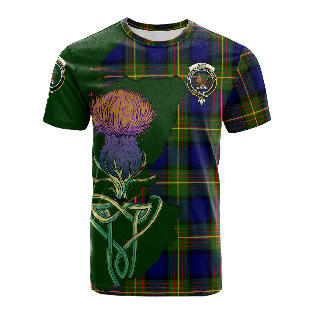 muir-tartan-family-crest-t-shirt-tartan-plaid-with-thistle-and-scotland-map-t-shirt