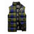 muir-clan-puffer-vest-family-crest-plaid-sleeveless-down-jacket