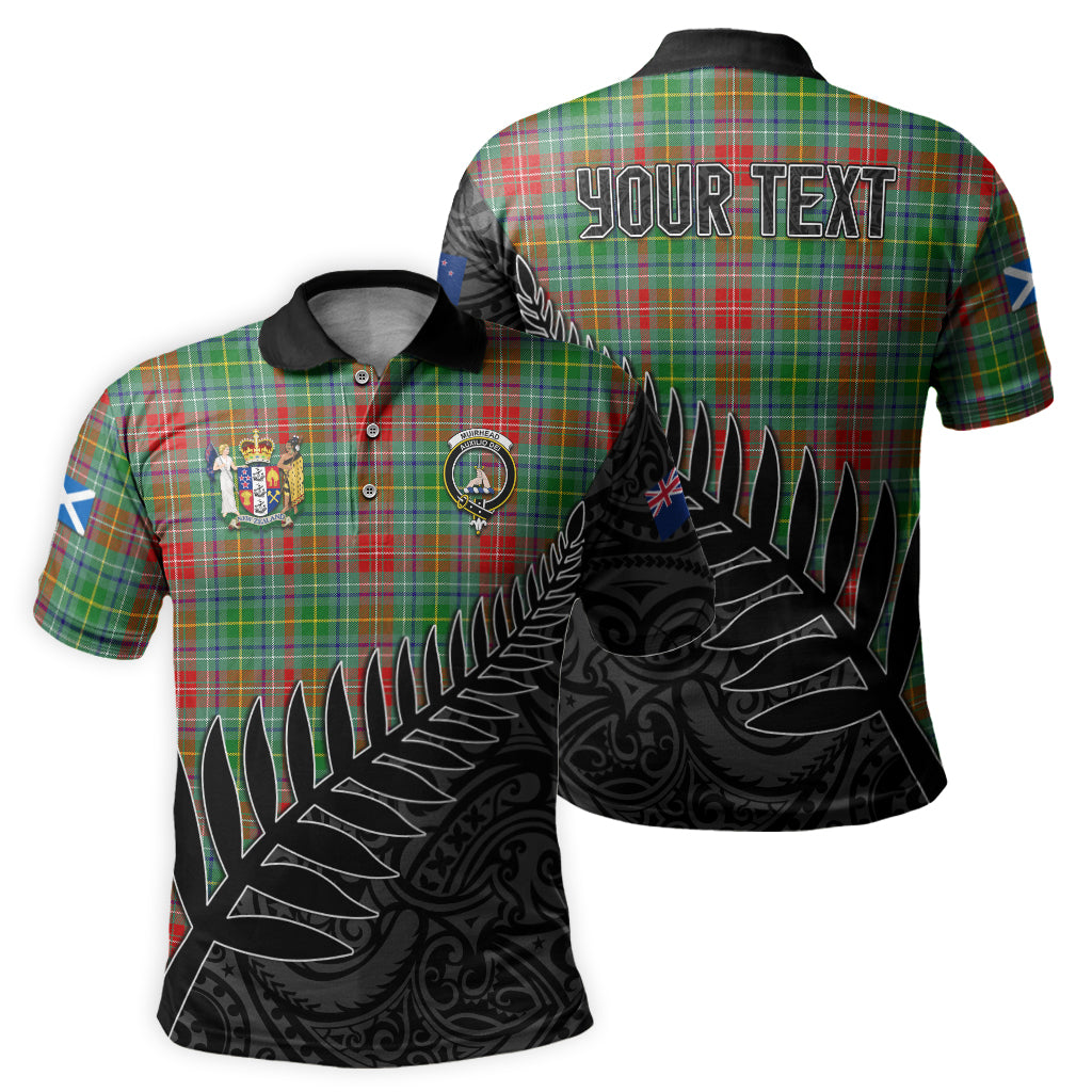muirhead-tartan-family-crest-golf-shirt-with-fern-leaves-and-coat-of-arm-of-new-zealand-personalized-your-name-scottish-tatan-polo-shirt