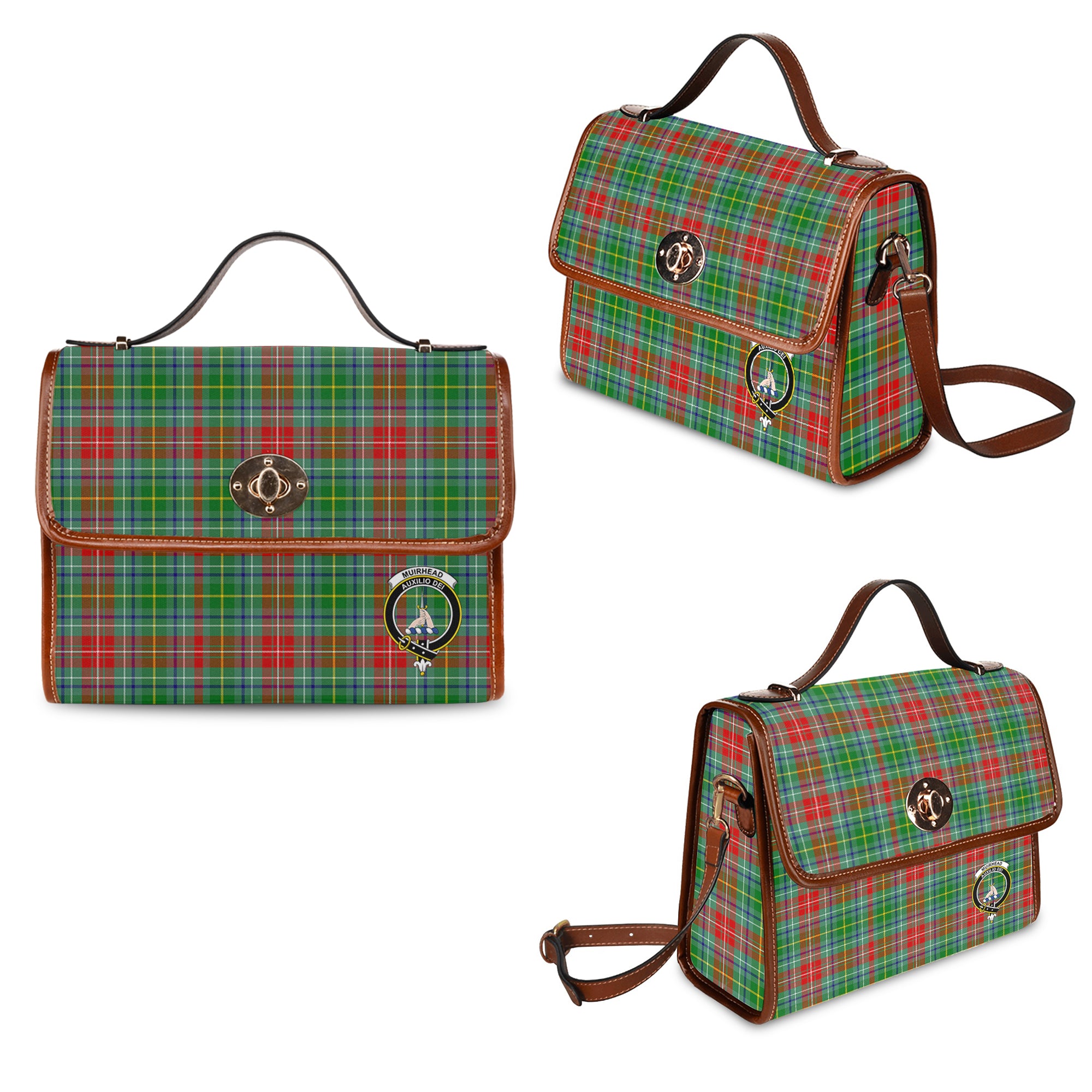 muirhead-family-crest-tartan-canvas-bag-with-leather-shoulder-strap