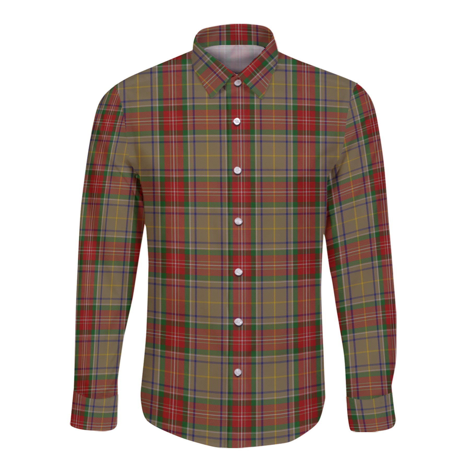 Muirhead Old Tartan Long Sleeve Button Up Shirt K23