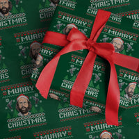 Murray Christmas Wrapping Paper Roll Funny Stranger Holiday Meme - Wonder Print Shop