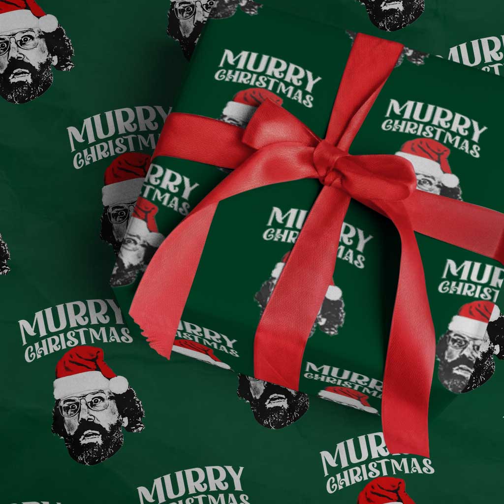 Murray Christmas Wrapping Paper Roll Funny Stranger Xmas - Wonder Print Shop
