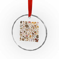 Mushroom Lovers Crystal Glass Ornament Mycology Fungi Foraging Mushroom Whisperer