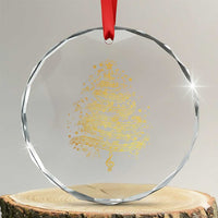 Music Christmas Tree Crystal Glass Ornament Musician Music Lover Gift - Wonder Print Shop