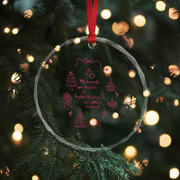 My Favorite Gym Teacher and English Teacher Are Getting Married Crystal Glass Ornament Retro Coquette Bow Wedding Love Story TS02
