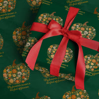 My Favorite Season is the Fall of Fascism Wrapping Paper Roll Social Justice Halloween Activist - Wonder Print Shop