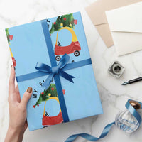 My First Christmas Wrapping Paper Roll Toy Car Xmas Tree - Wonder Print Shop